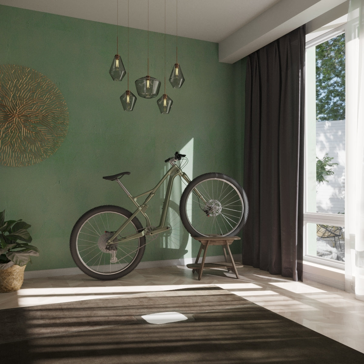 Stool - Compact Bike Stand