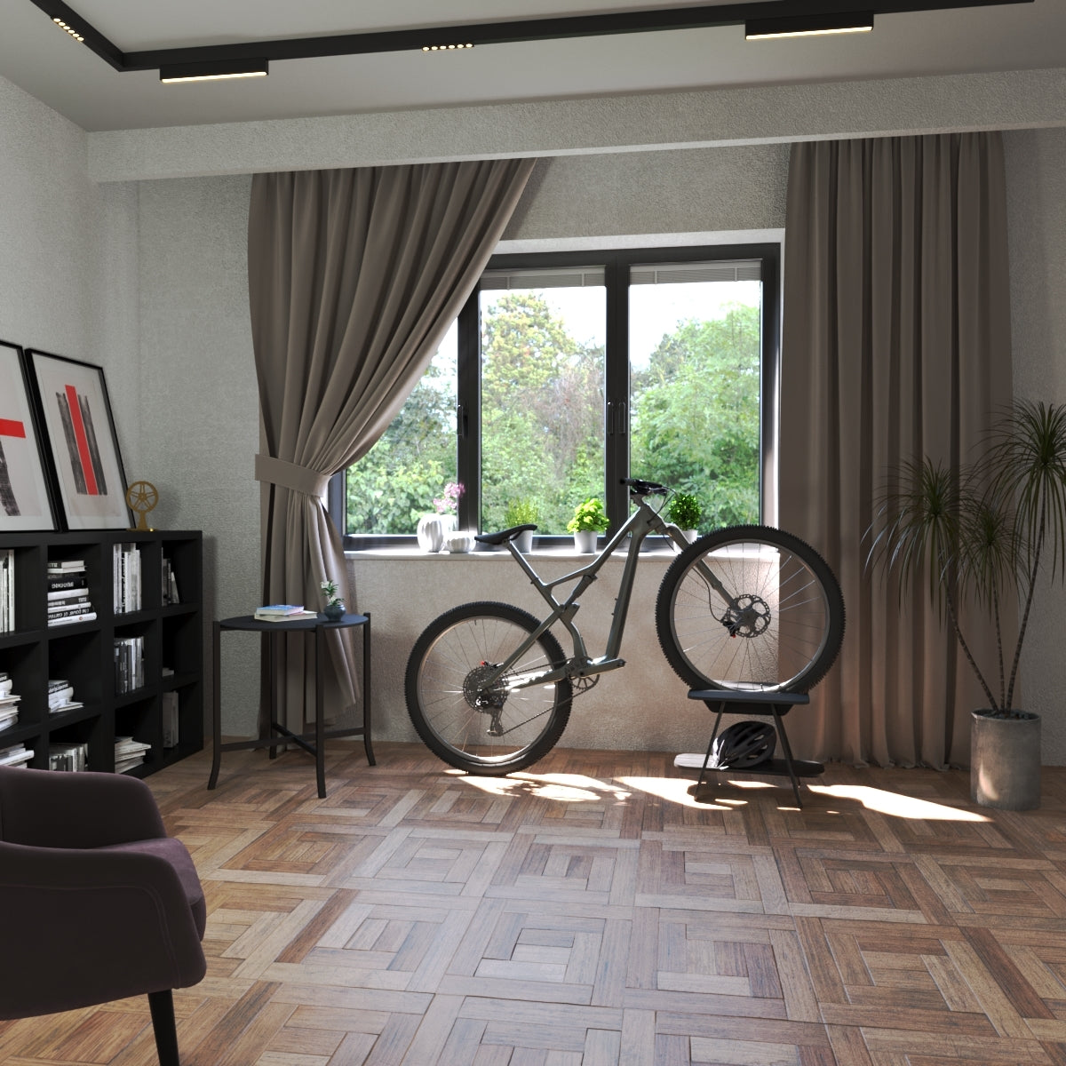 Stool - Compact Bike Stand
